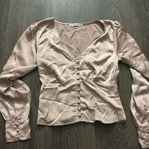 Silk fitted blouse